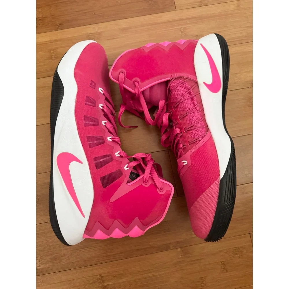 NIKE Men HyperDunk 2016 Breast Cancer Awareness Pink Basketball Shoes (Size 16)